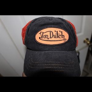 Von Dutch Hat (Corduroy Material) + DISCOUNT SHIP